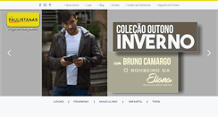 Desktop Screenshot of lojaspaulistanas.com.br