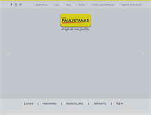 Tablet Screenshot of lojaspaulistanas.com.br